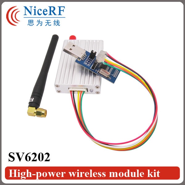 2pcs/lot SV6202 High Sensitivity -121 dBm RS485 interface 433MHz Wireless RF Rradio Module