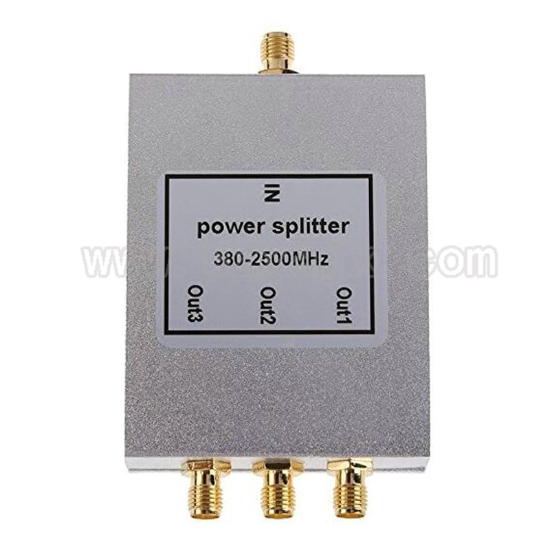 New 3 Way SMA Power Splitter 380mhz~2500MHz,SMA female power divider signal cable splitter female divider