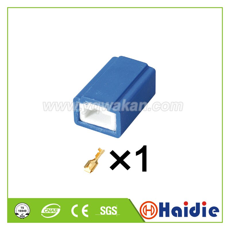 1pin 6.3 Ceramic lamp holder H1 lamp-socket auto wire harness connector H1-2A