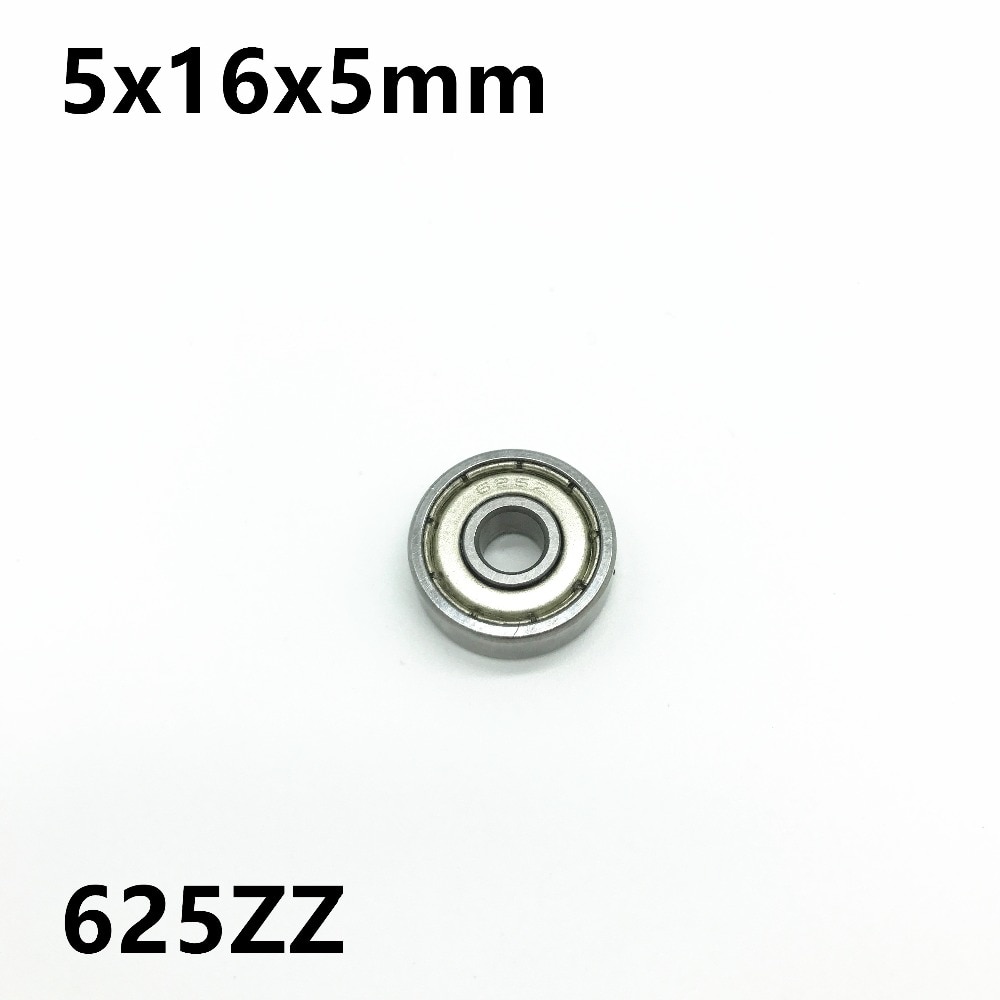 50Pcs 625ZZ 5x16x5 mm Deep groove ball bearing Miniature bearing High quality 625Z