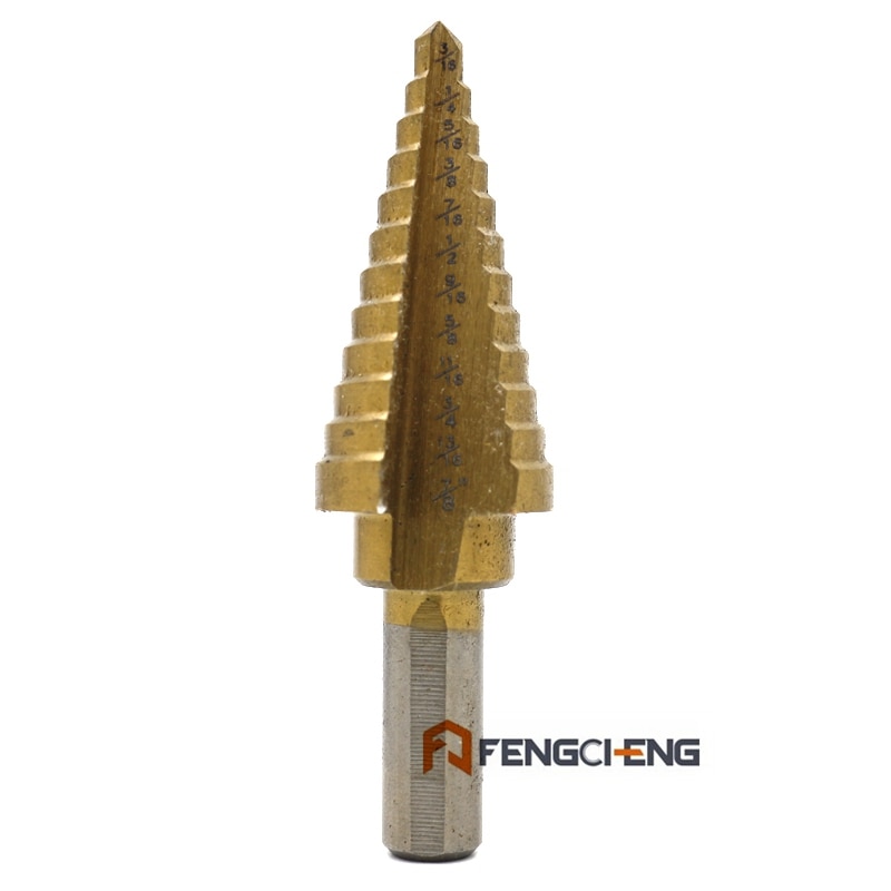 Step Bit 3/16" - 7/8", Brewer Hardware