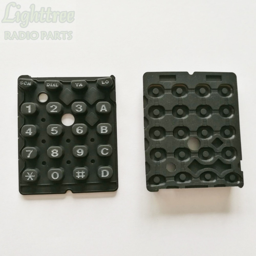 2X Keypad Rubber Button For Kenwood TK-378 TK-278 TK-388 Radio Total New