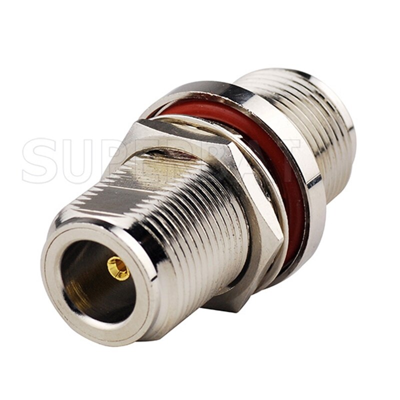 Superbat 5pcs N Adapter N Female to Jack Bulkhead Straight RF Coaxial Connector