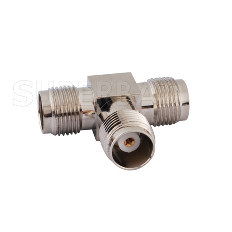 Superbat 5pcs TNC Adapter TNC Jack to Female to Jack "T" Type