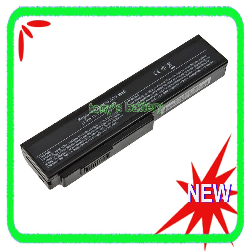 6Cell Battery for Asus X55 X55SA X57S X57SR X57V X57VC X57VN X64 X64J X64JA X64JQ X64JV X64V X64VG VX5 Pro62 Pro64