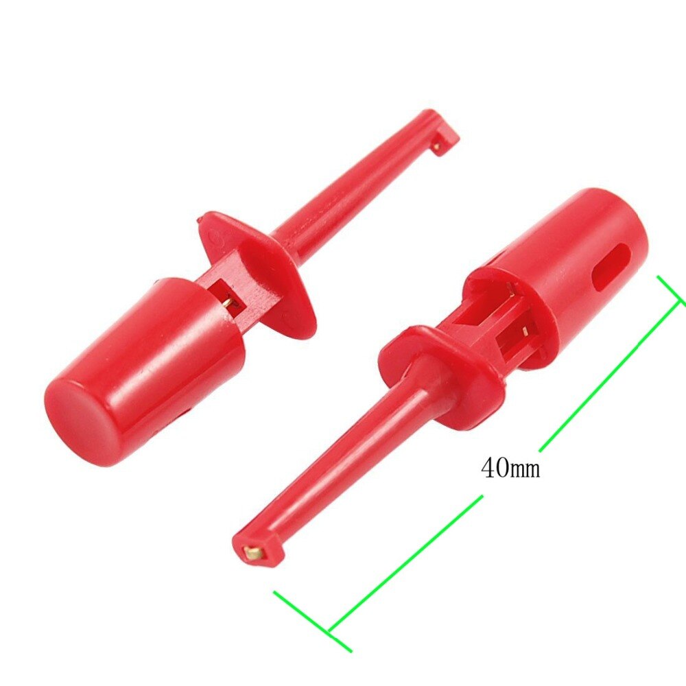 20pcs MINI Small Test Hook Clip for Multimeter Side Opening adapter