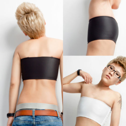 NEW Breathable Strapless Chest Breast Binder Trans Lesbian Tomboy Cosplay M8 2021 new style