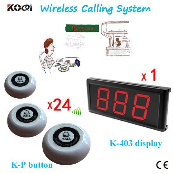 Wireless Nurse Call System Waiter Calling System K-403+K-P