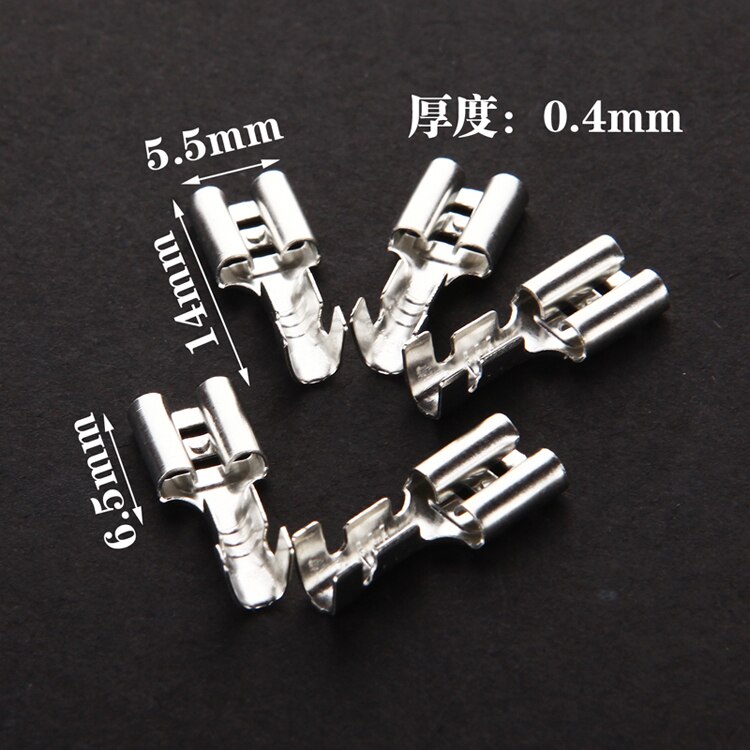 4.8 mm Female Insulated Electrical Crimp Terminal Connectors