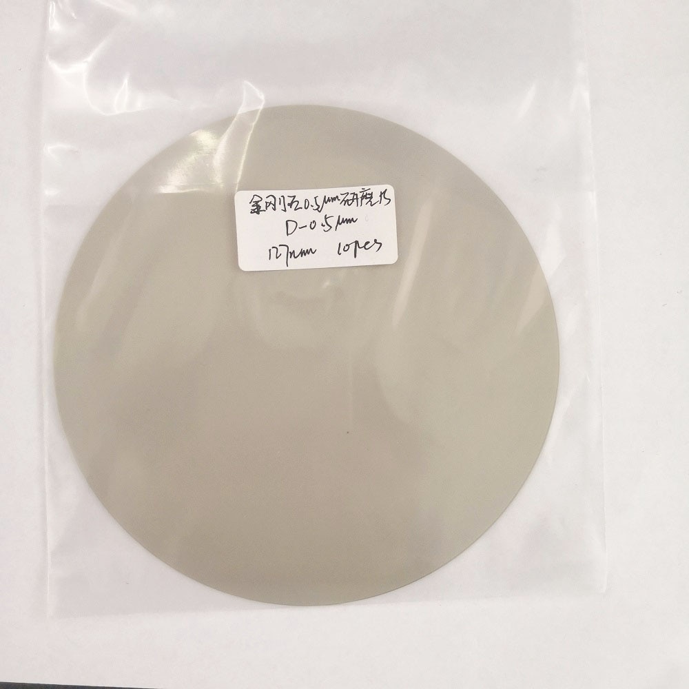 Free Shipping 10pcs/lot 127MM 5" Disk Type Diamond Lapping Film 0.5um Diamond Polishing Film