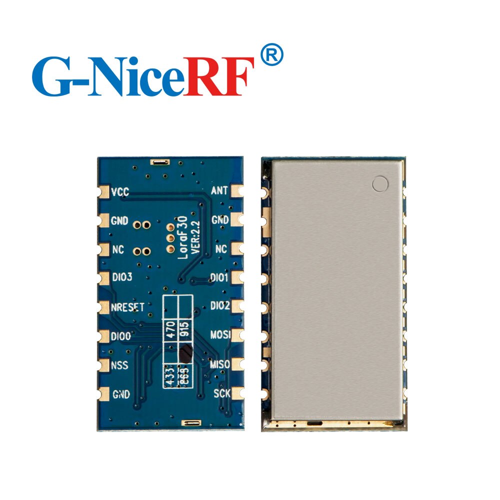 2pcs/lot Lora1276F30 1W 915MHz Wireless RF Module |6-8km Long Distance and High Sensitivity (-120 dBm)