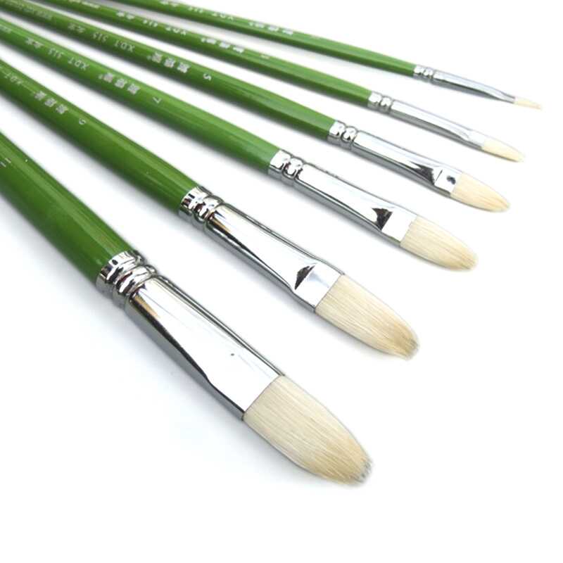 XDT 515 Bristle Oil Paint Brush Pen Acrylic Paint Water Color Paint Brush Pen 12 pcs/set