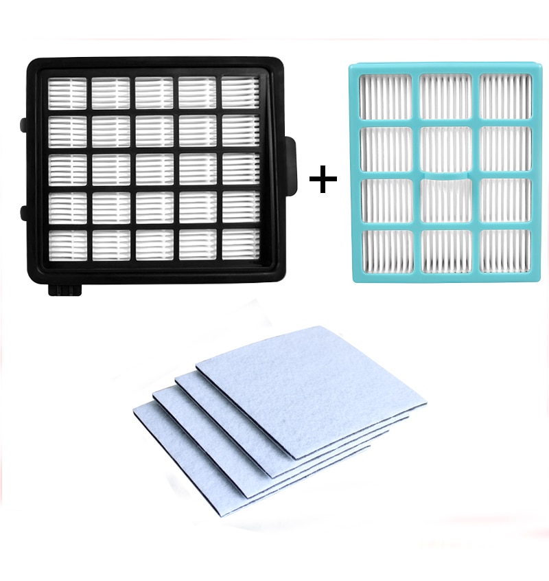 High Quality 2pcs Hepa Filter & 4pcs Motor Cotton Filter For Philips FC8134 FC8135 FC8136 FC8142 FC8146 FC8148 FC8140 FC8144