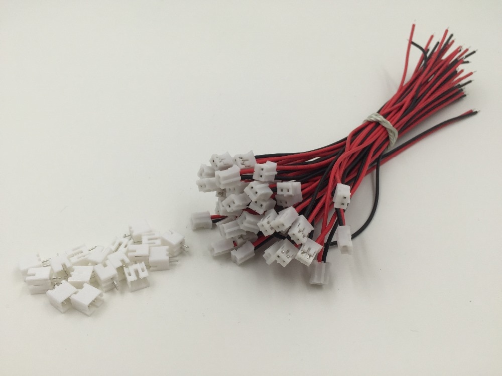 5 SETS Mini Micro JST 2.0 PH 2-Pin Connector plug with Wires Cables 120MM Factory Directly Wholesale Customer-made OEM Hot