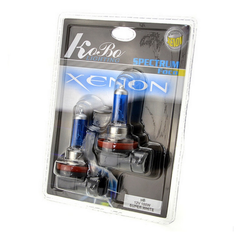 Free Shipping 2pcs H8 Xenon Halogen Car Auto HeadLight Bulb Kit 5000K 12V100W