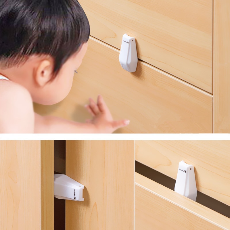 Child safety products sale 4 pcs/lot fashion original design Drawer anti clamp with 5*2.5*1.5 aTRQ0684