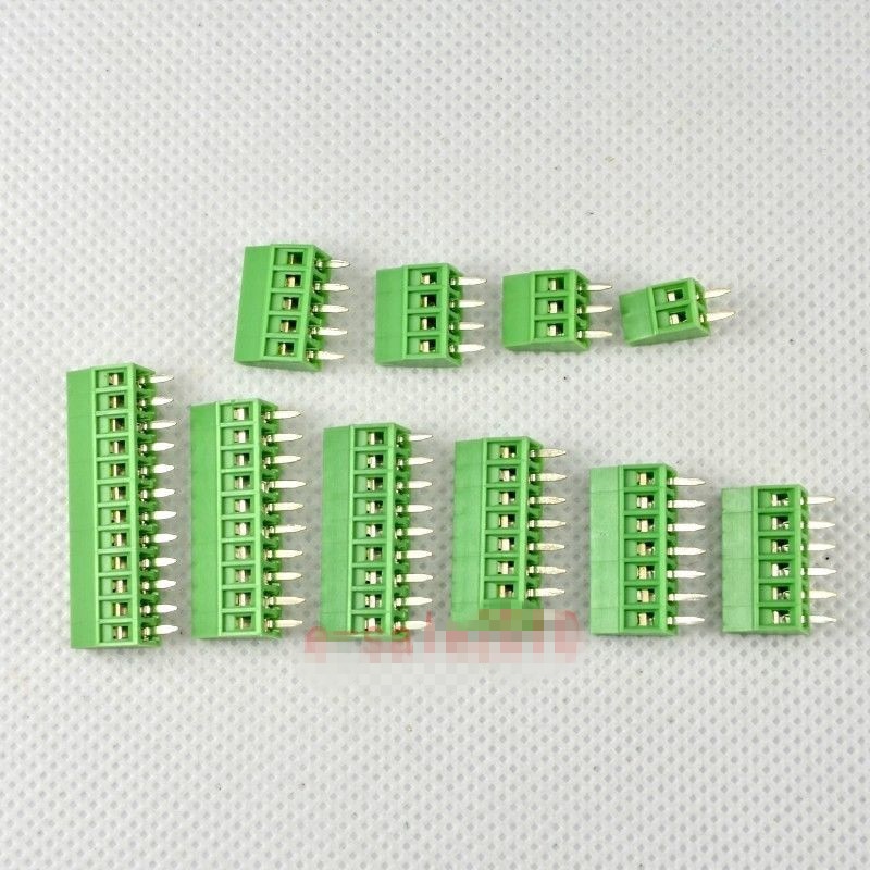 10pcs 8 Poles/8 Pin 2.54mm Pitch PCB Mount Screw Terminal Block Connector - Fits PCBs!