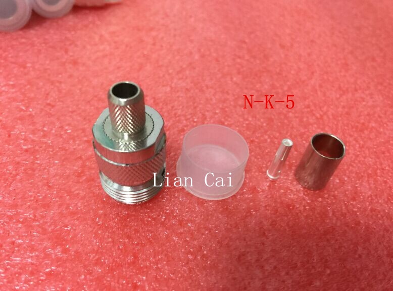 N-K-5 Female N-type Rf coaxial connector N type connector 5pcs/lot