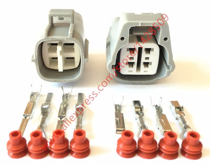 1 set kit Sumitomo 4 pin TS 090 Sealed Male Female Oxygen Sensor Plug for Suzuki Toyota Corolla 6188-0066 6189-0126