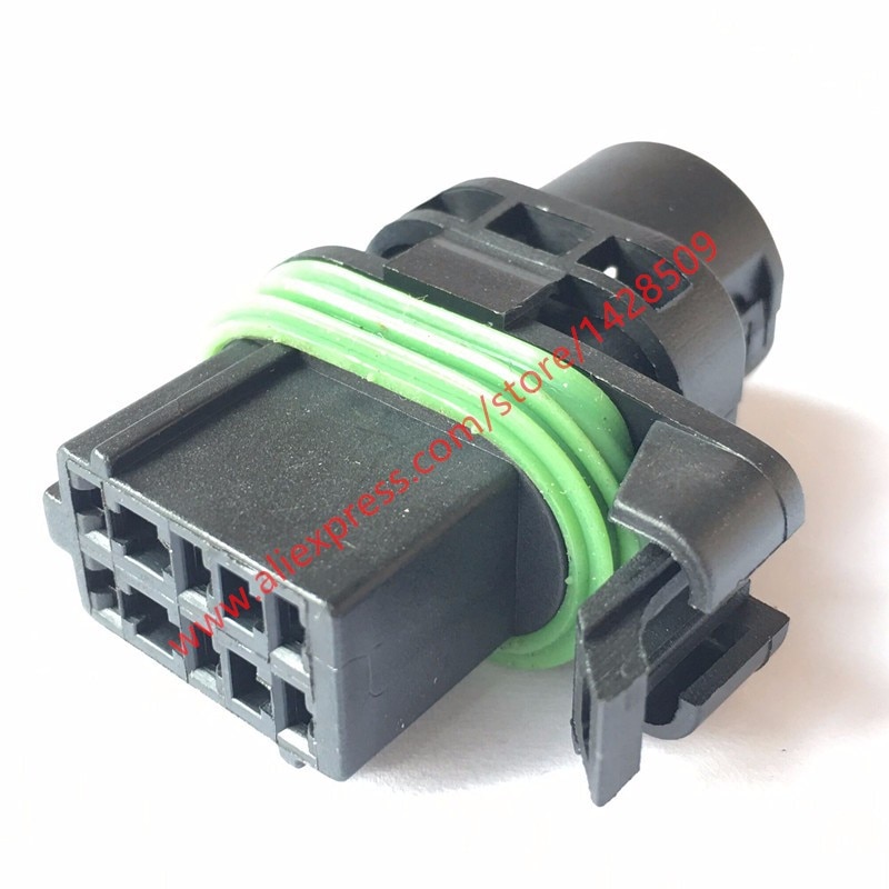 10 Sets FCI 6 Pin Waterproof Car Electrical Auto Connector 211PC063S0003 Female Housing Black Plug 211 PC063S0003
