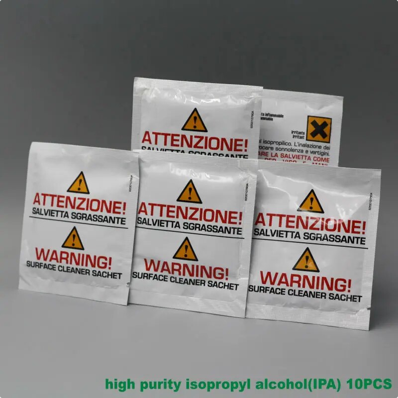 VOLKSTEC IPA high purity isopropyl alcohol 10PCS cleaning fiber Free shipping