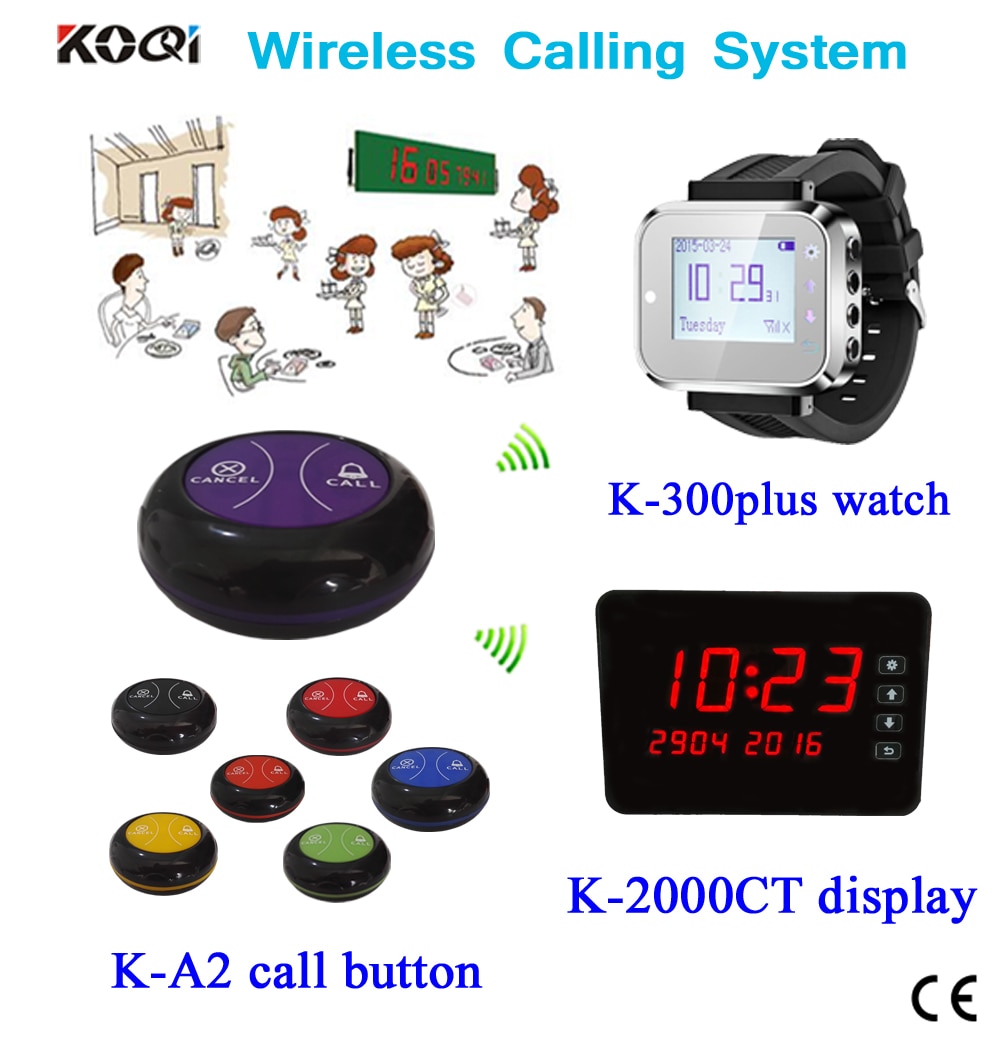 Restaurant Wireless Waiter Call Queue Pager System