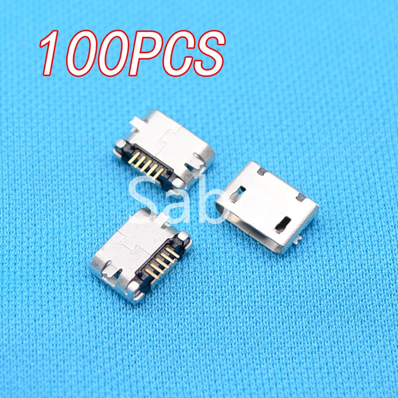 100PCS/LOT Micro USB 5P,5-pin Micro USB Jack,5Pins Micro USB Connector Tail Charging socket (A-20)