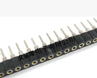 10PCS 1X40P single row of round hole Female connector 1 * 40P 2.0MMPitch Connector