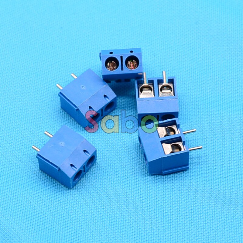 10PCS 5.08-301-2P 301-2P 2 Pin Screw Terminal Block Connector 5mm Pitch