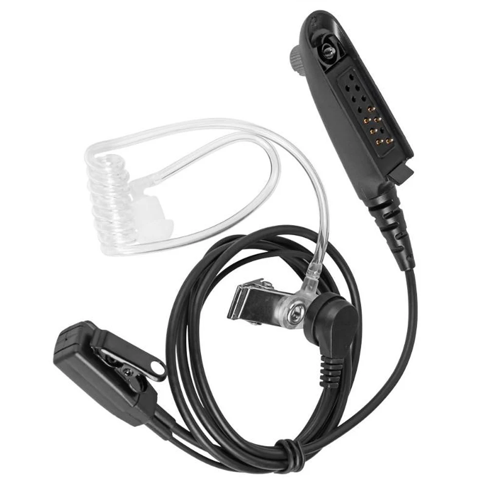 2x Acoustic Covert Air Tube Earpiece Earphone For Motorola PTX700 PTX780 MTX850 MTX850LS MTX8250 MTX950 MTX9250 Two Way Radio