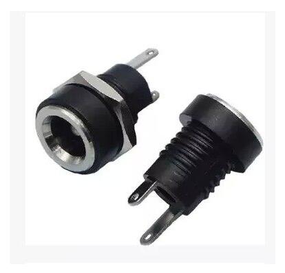 5PCS/LOT DC-022B DC Power Jack Socket dc connector Adapter interface DC022B 5.5X2.1MM Supply Jack Socket Panel Mount plug