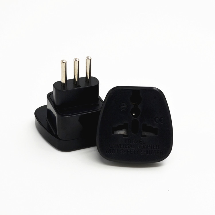 10pcs/lot with safety door UK/AU/US/EU to Italy Home Use Adaptor Tourism universal Travel power plug Converter Electrical socket