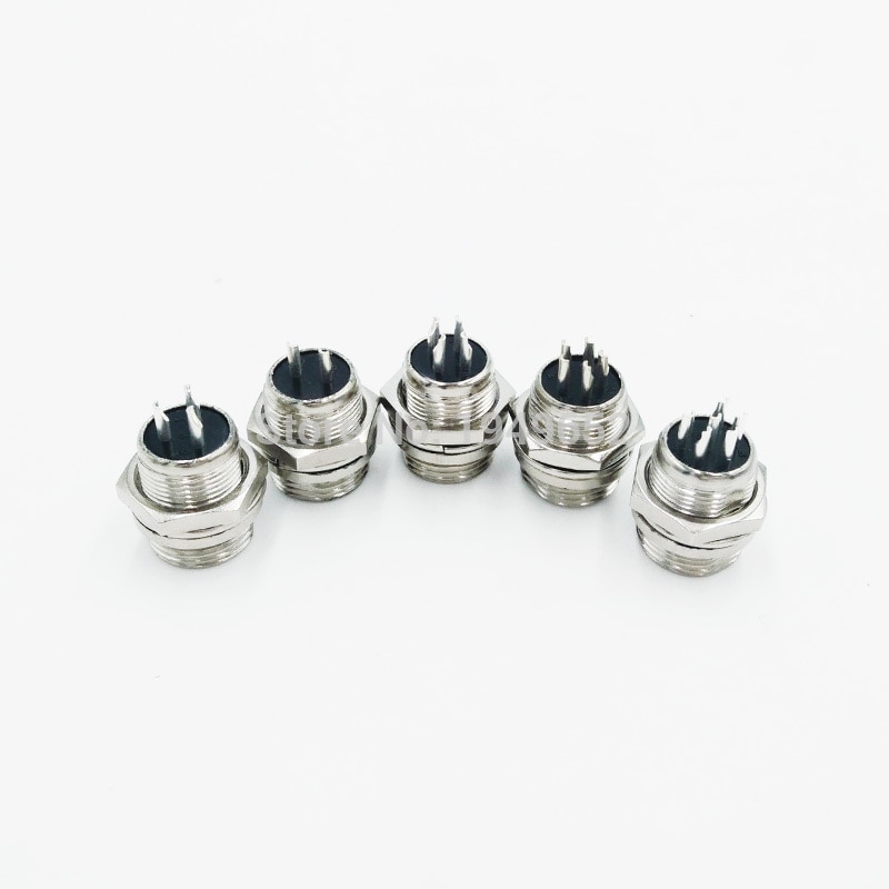 GX12 Male Socket 12mm aviation connector 2pin3Pin4Pin5Pin6Pin7Pin quick connector 5A 125v