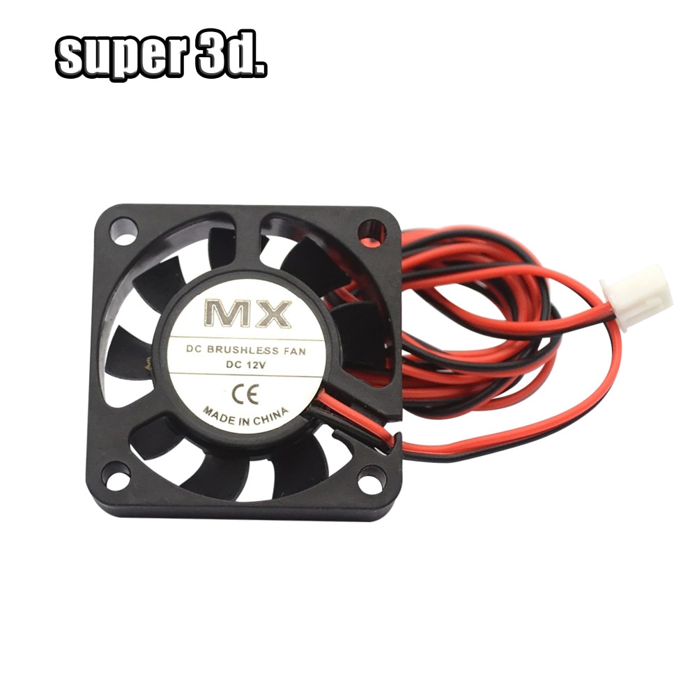 1pcs 4010 Cooling Fan Radiator 40x40x10 mm DC 5/12/24V cable 30/100cm 3D printer parts for Reprap Ender 3 cr10 J-head hotend