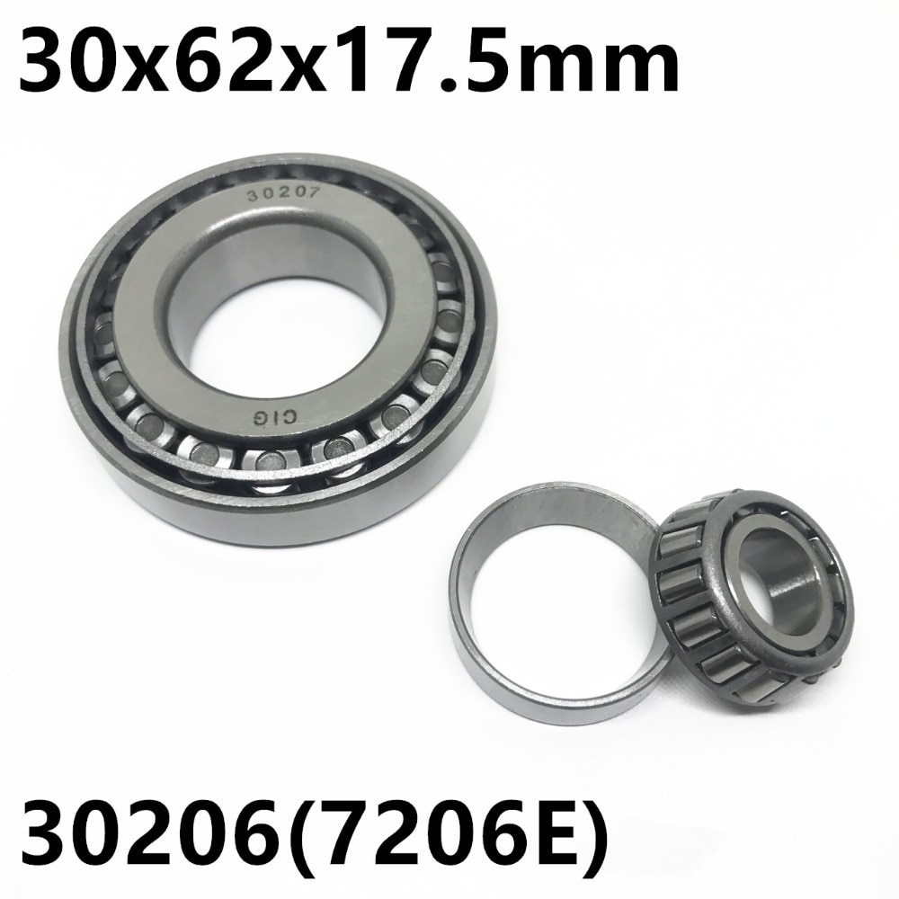 Taper Roller bearing 30206 7206E 30x62x17.5 mm High quality