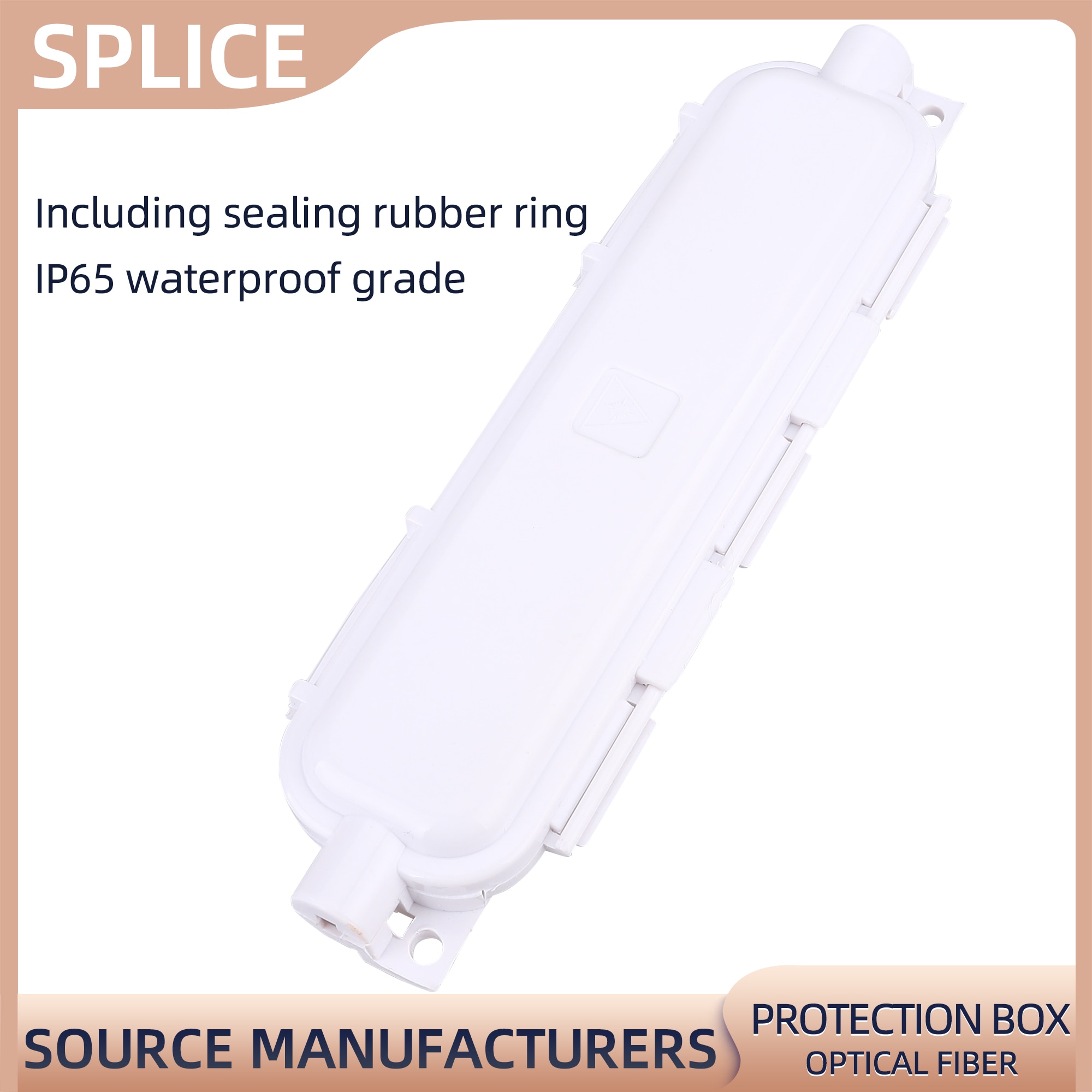 10pcs Fiber Optic Waterproof Protect Box Using Connectors For SC-SC Coupler Protection Box