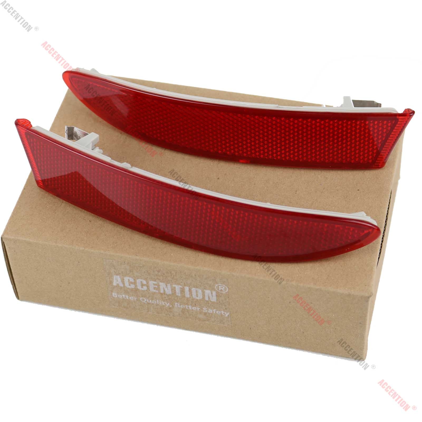 Car Rear Tail Bumper Corner Reflector Decorative False Light Lamp For BMW F25 X3 2011 2012 2013 2014