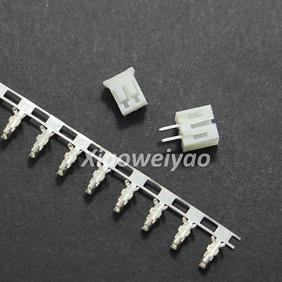 100 sets PH2.0 2.0mm 2P 2Pin Straight Pin Header+Terminal+Housing Connector