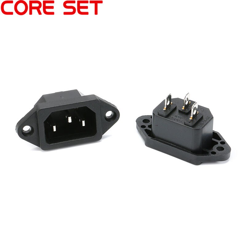 5PCS AC Socket Adapter 3PAC 3 PIN AC Power Socket Connector AC