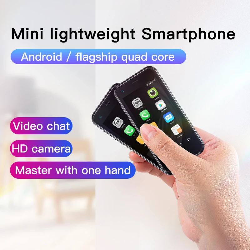 Soyes XS13 Unlocked Mini Android Smartphone 2.54" High Resolution Screen Quan Core 1GB RAM 8GB ROM 5.0MP 2 SIM Intelligent 