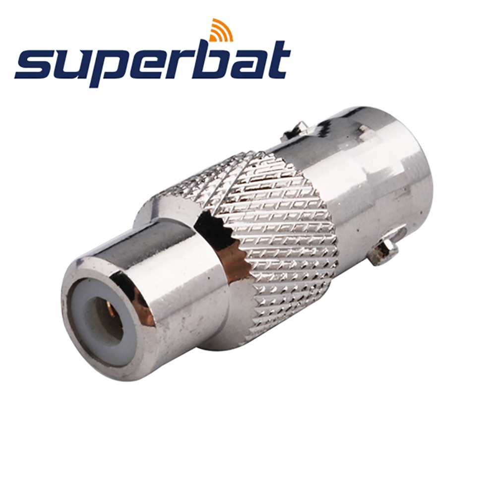 Superbat BNC-RCA Adapter BNC Jack to RCA Female Straight RF Coaxial Connector