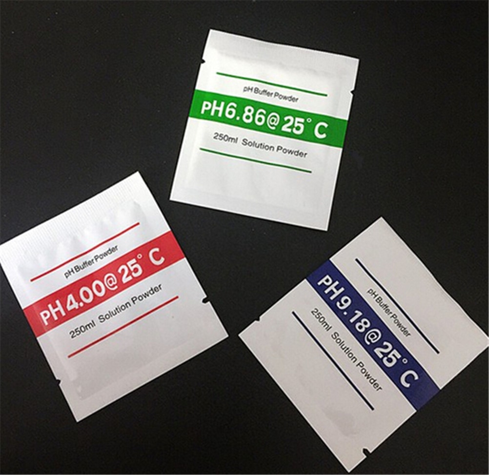 3Bags 4.00 6.86 9.18 PH Buffer Solution Powder PH Test Meter Measure Calibration Educational Supplies