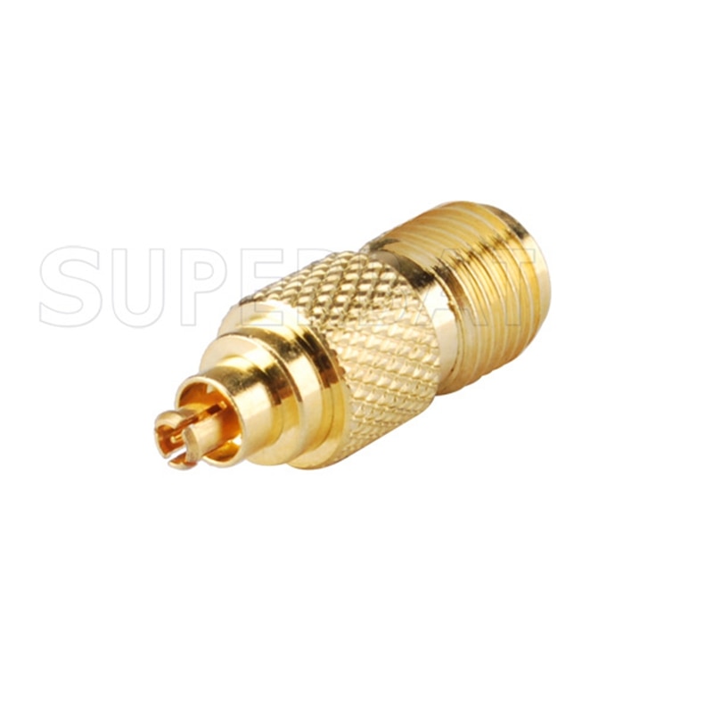 Superbat 5pcs SMA to MC-Card Adapter SMA Female to MC-Card Male Straight Adapter