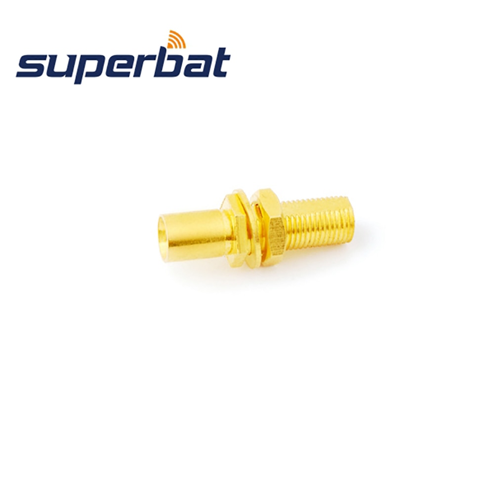 Superbat 5pcs MCX Adapter MCX Female to Jack Bulkhead RF Coaxial Connector