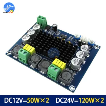 TPA3116D2 XH-M543 Dual-channel Stereo High Power Digital Audio Amplifier Board 2*120W Amplificador DIY Module 12V-24V