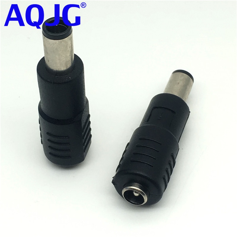 10pcs DC 5.5x2.1mm female to 7.4*5.0mm male 5.5 2.1mm 7.4 5.0 jack for HP / DELL laptop power adapter plug