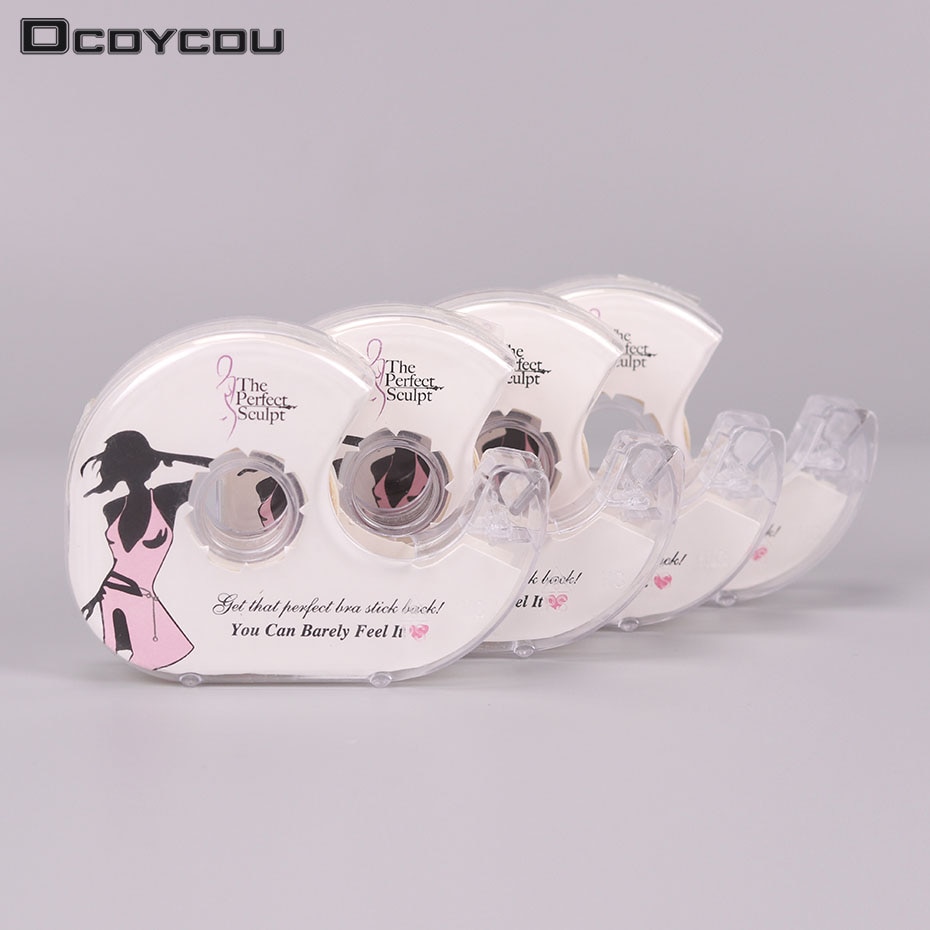 Fashion Tape 3 Meters Double Sided Adhesive Safe Lingerie Tape Body Clothing Clear Bra Strip Medical Waterproof Tape V Neck
