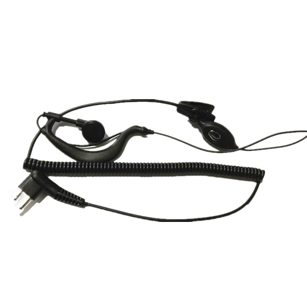 10pc 2pin G-Shape Earpiece Headset Mic PTT For Motorola Two Way Radio GP88 GP300 CP040 CP110 CP125 CP200 AXV5100 AXU4100