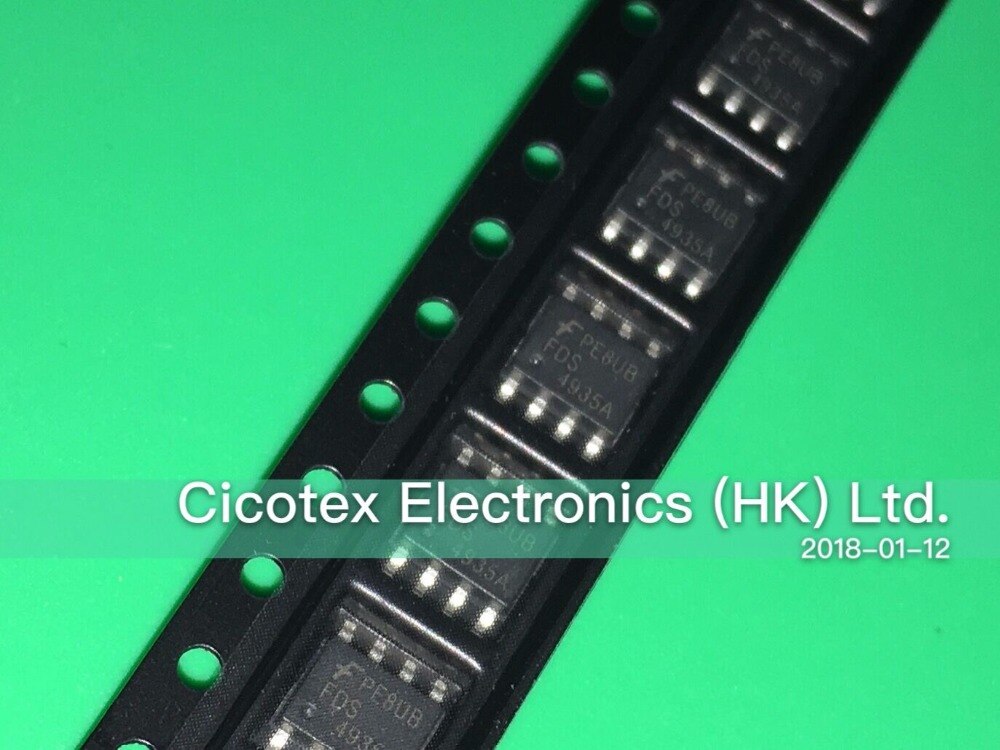 10pcs/lot FDS4935A-NL SOP8 MOSFET 2P-CH 30V 7A 8SOIC FDS 4935A
