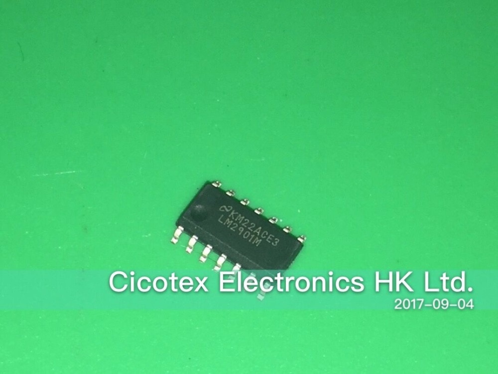 10pcs/lot LM2901MX/NOPB SOP14 IC COMPARATOR QUAD VOLT 14-SOIC LM2901M